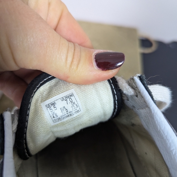 Vans Old Skool Platform Checkerboard Sneakers Women’s 7 / Men’s 5.5 Black White - Picture 9 of 9